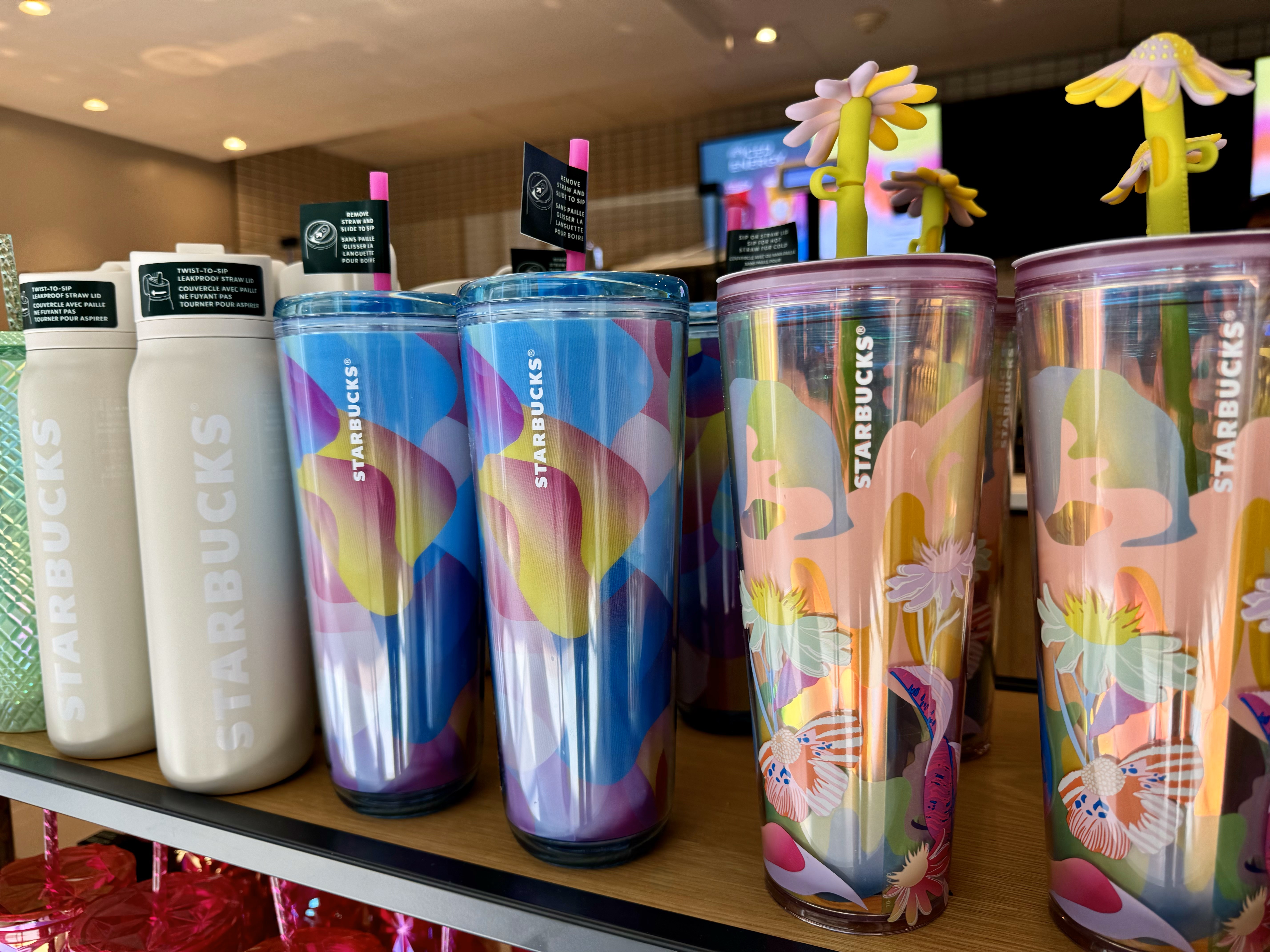 Starbucks cups in Terminal A