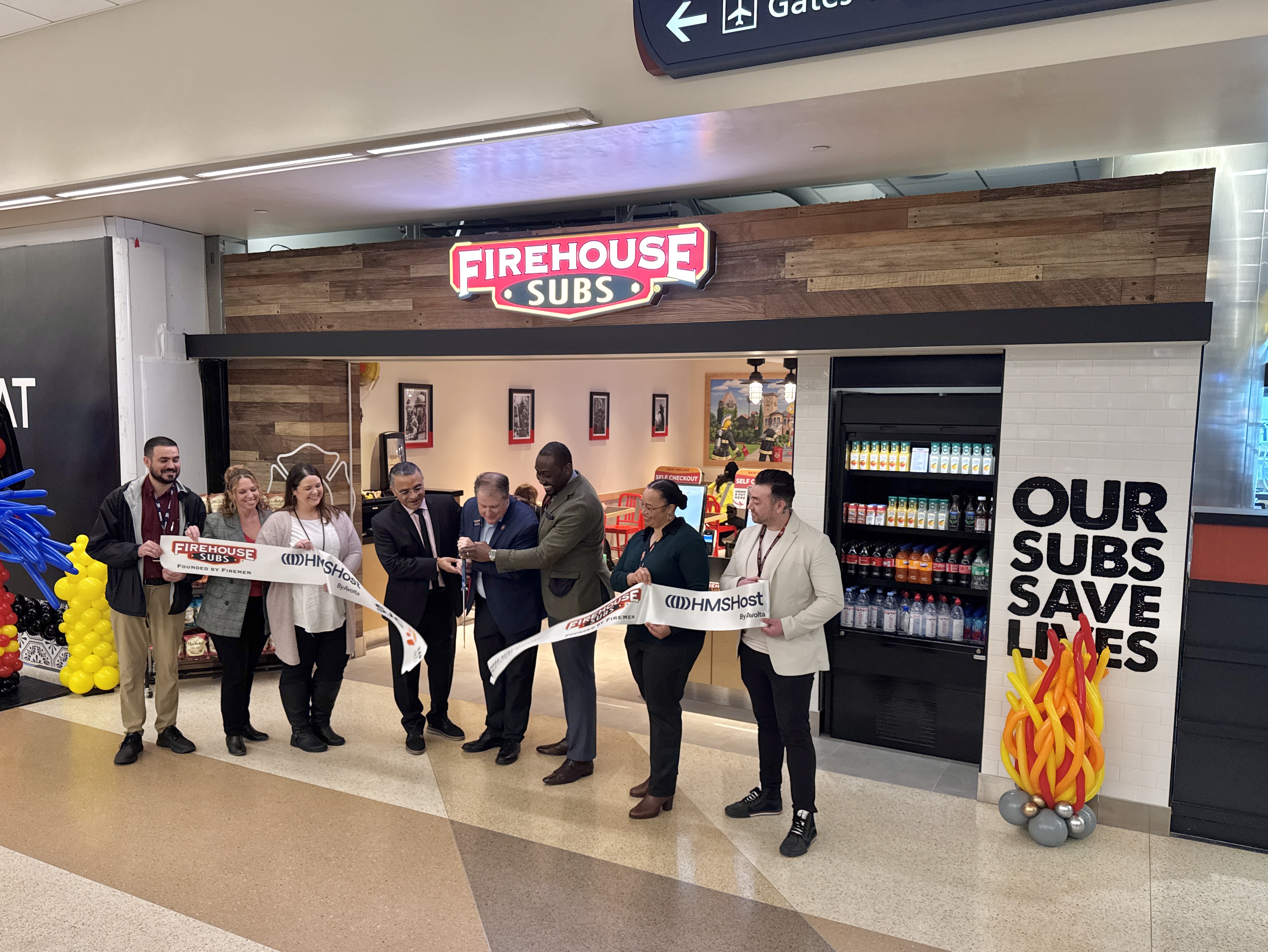 Grand opening of Firehouse Subs at SJC