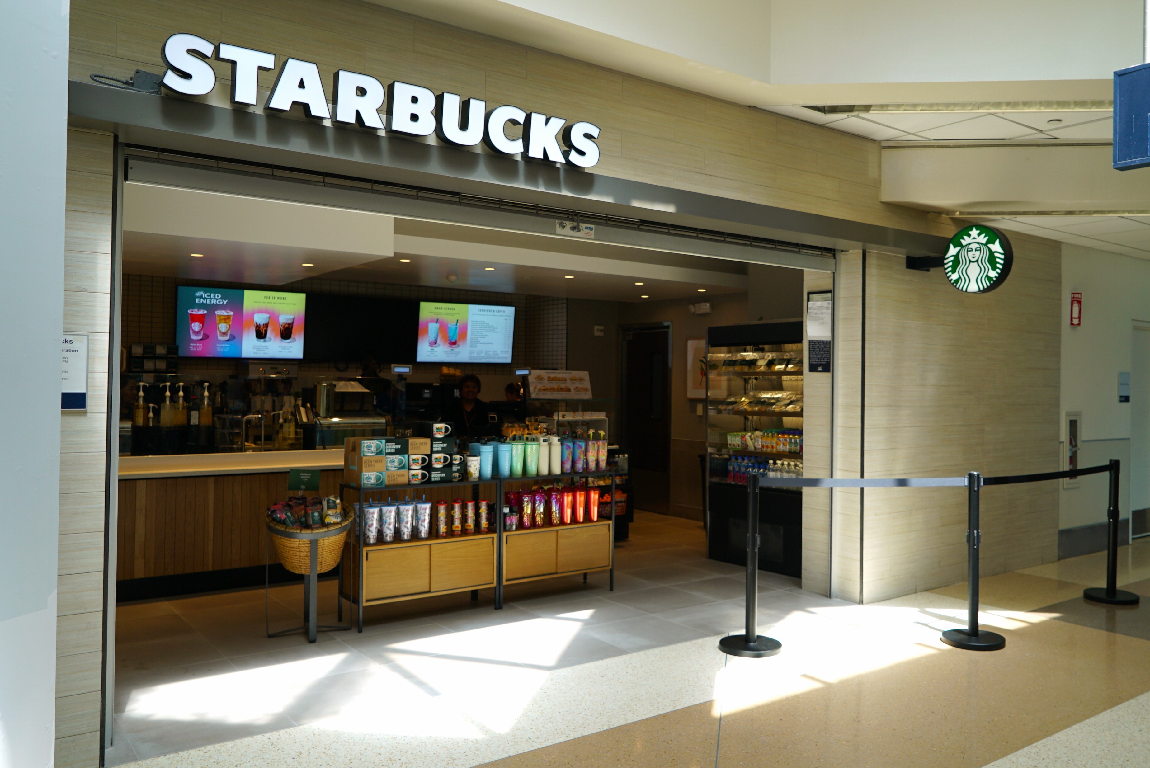 Starbucks in Terminal A storefront
