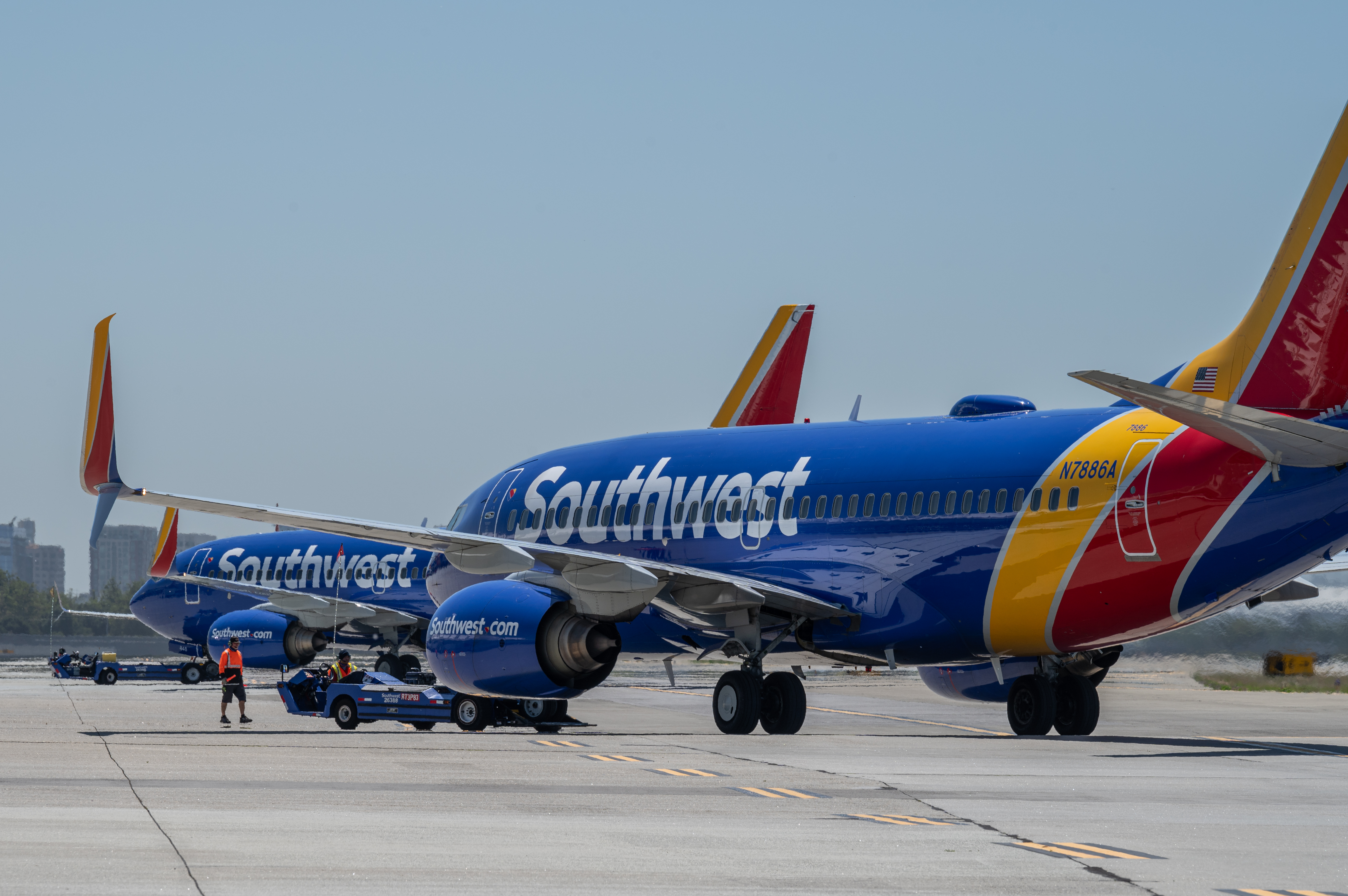 Southwest plane at SJC