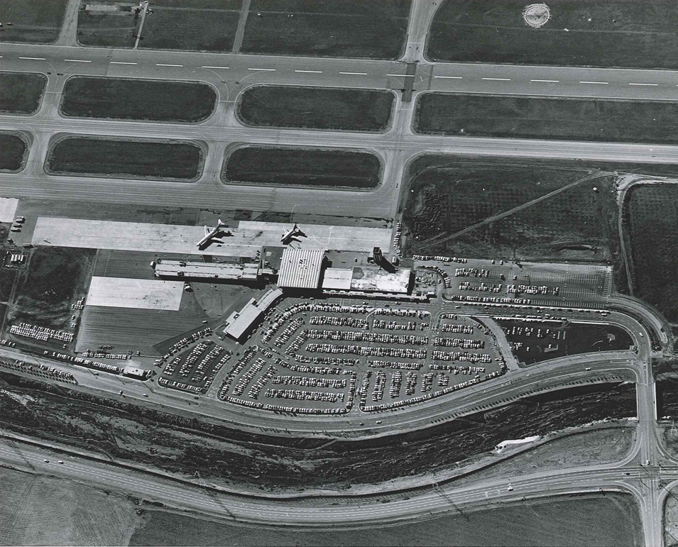 1970s aerial of SJC