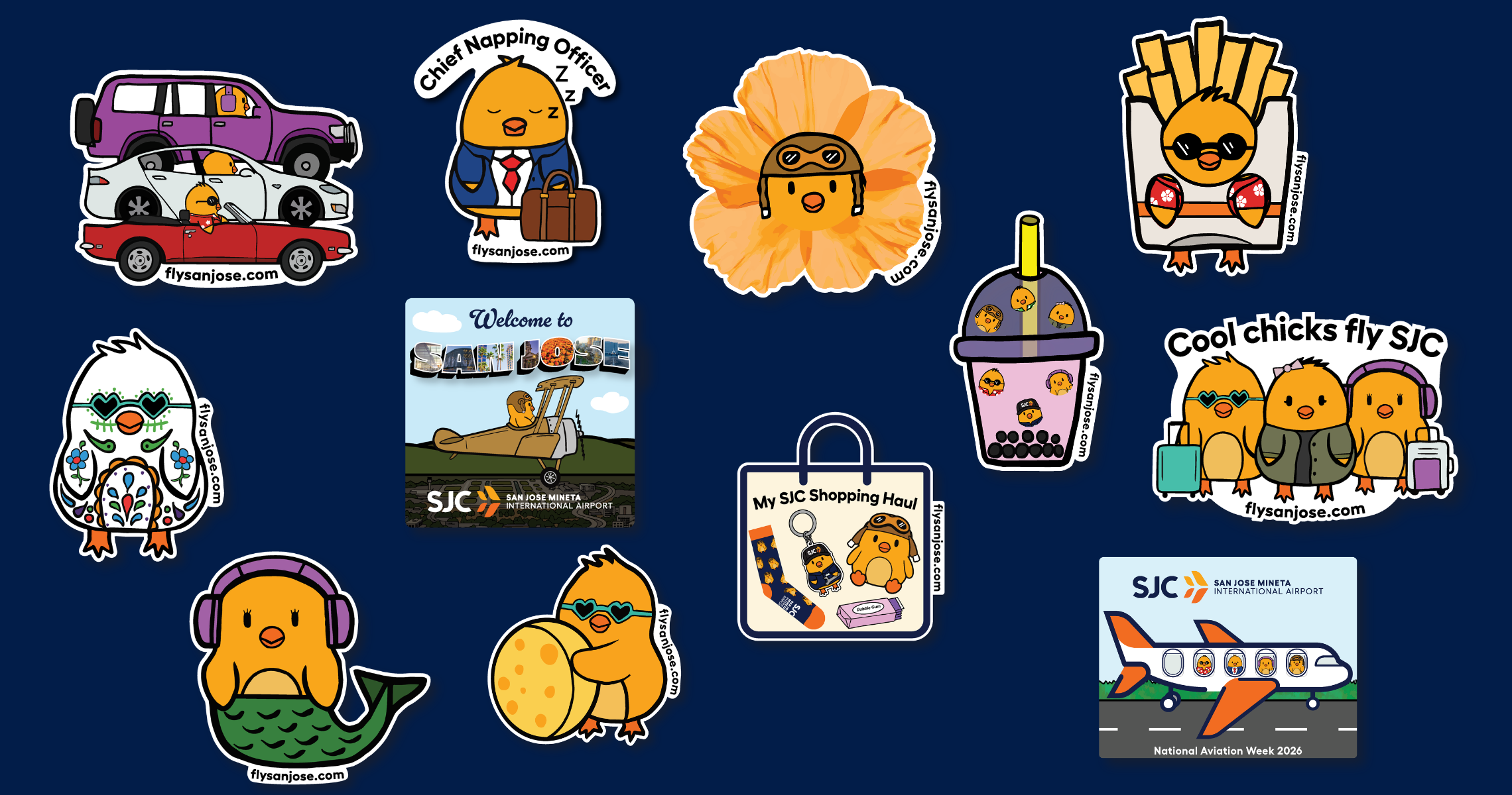 Stickers for National Aviation Week 2026