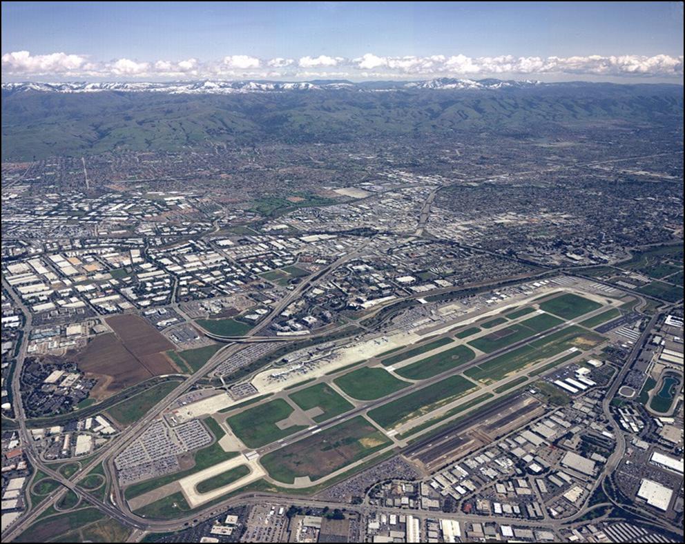 Historic aerial of SJC