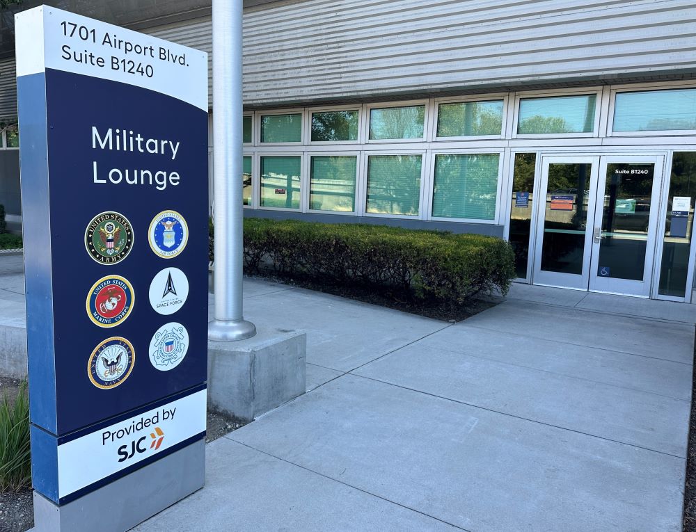 Photo: Military Lounge at SJC