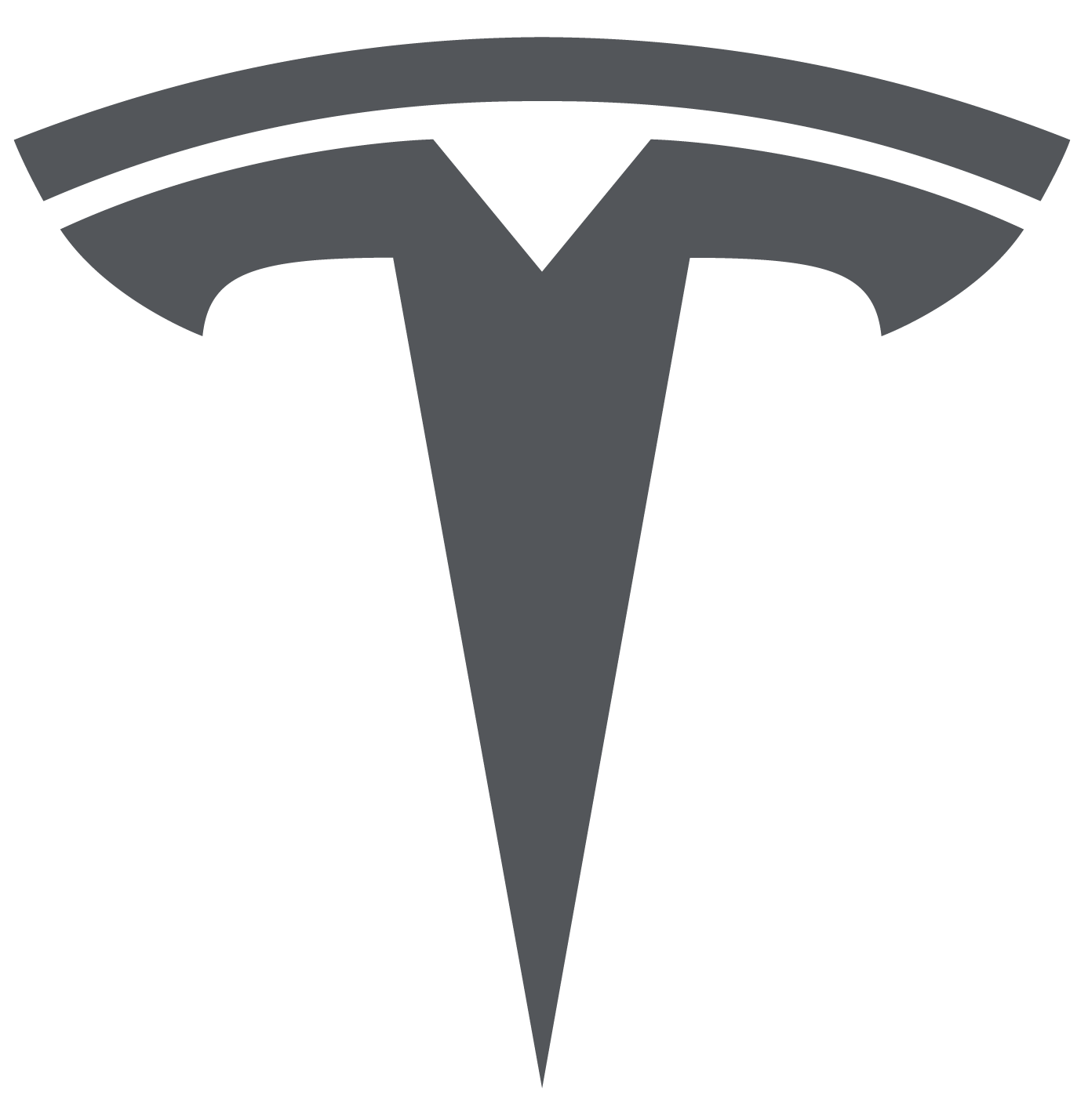 Telsa gray logo