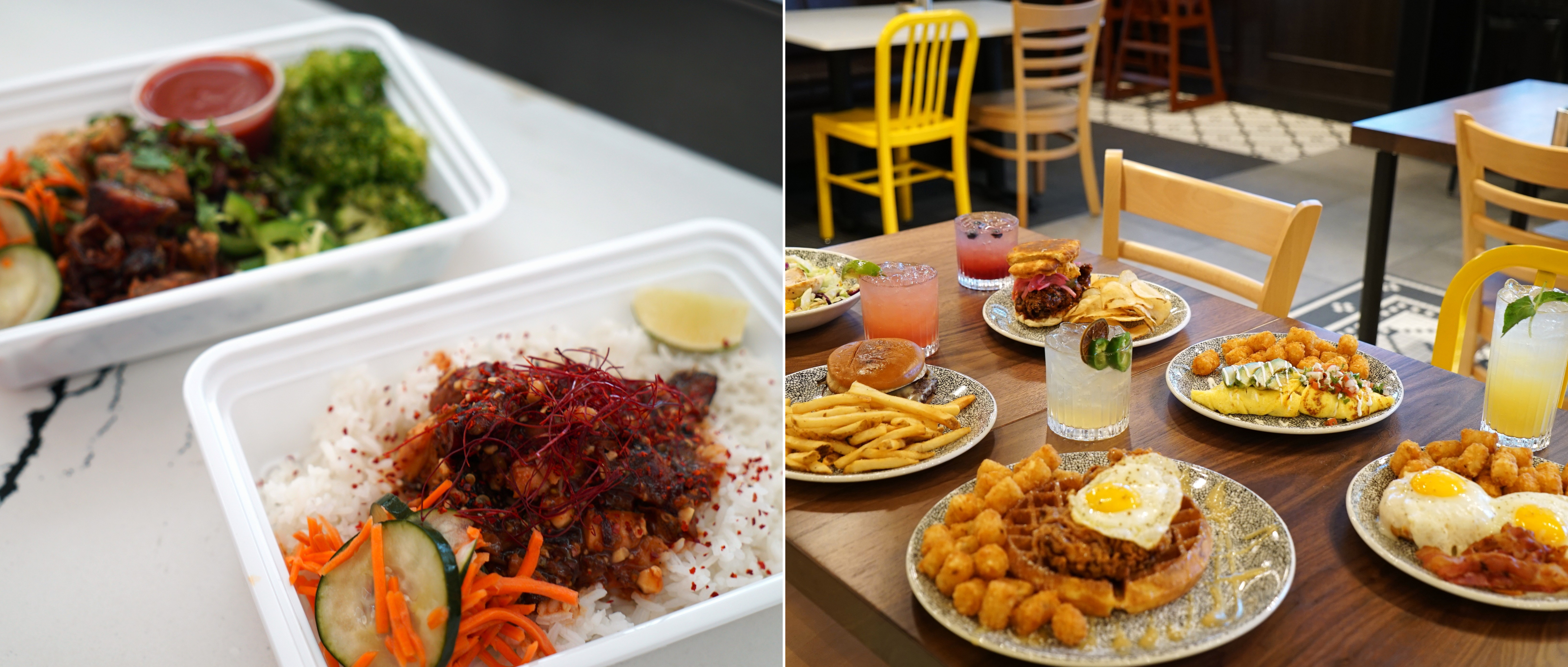 Food at Asian Box and Bad Egg