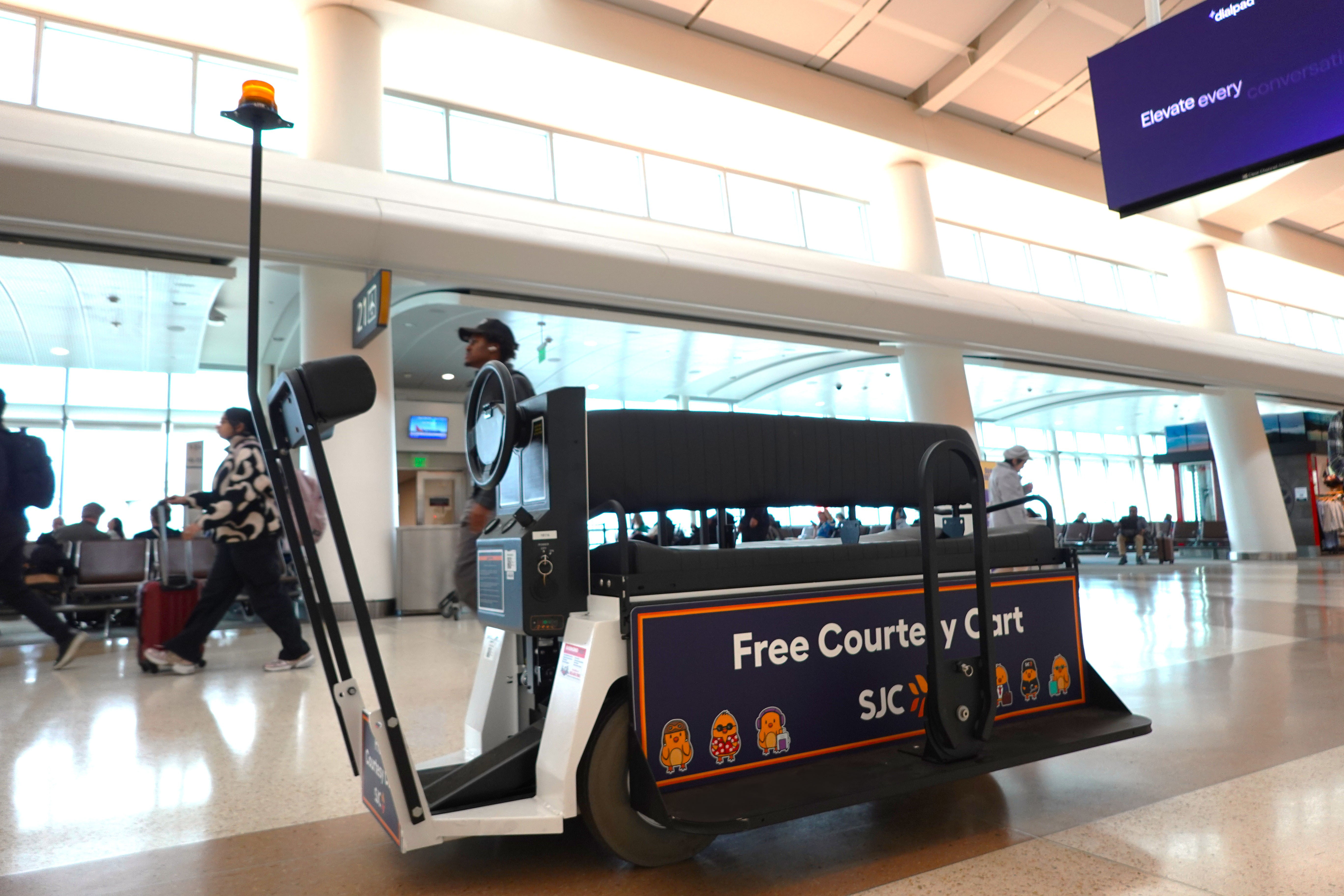 Courtesy Carts at SJC