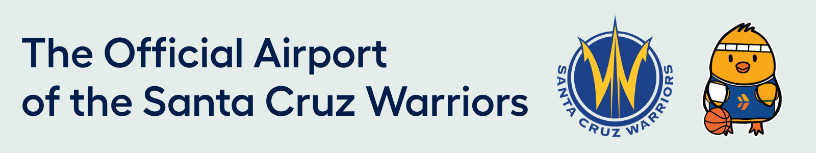 SJC is the official airport of the Santa Cruz Warriors