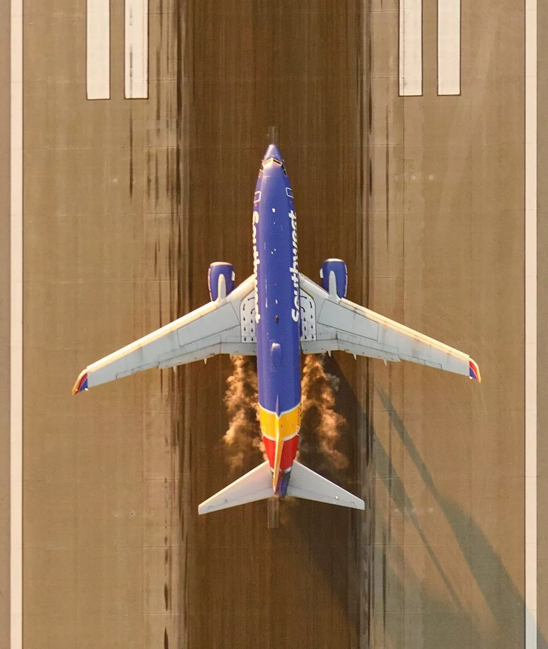 Southwest Airplane on Runway