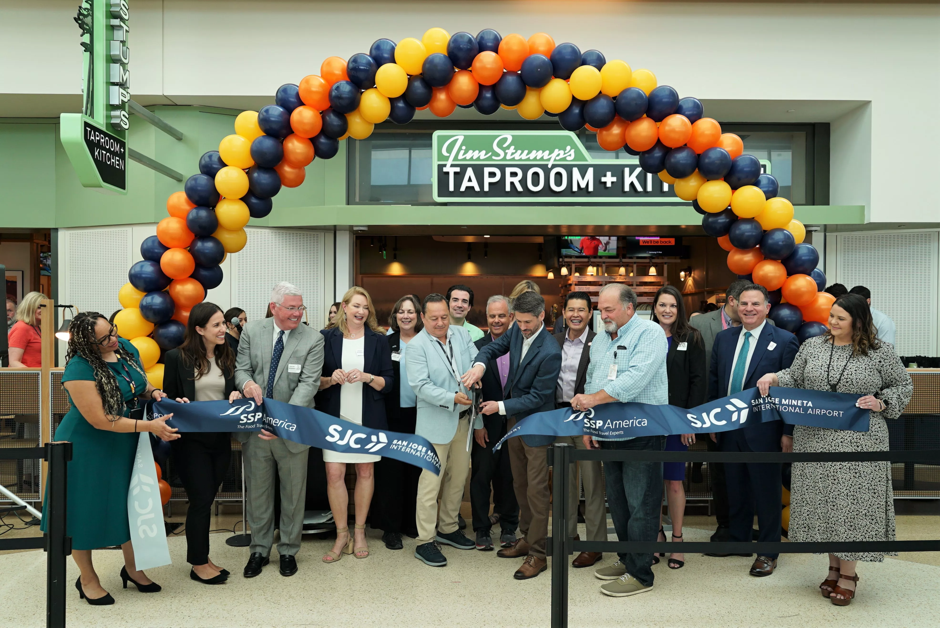 Stump's ribbon cutting