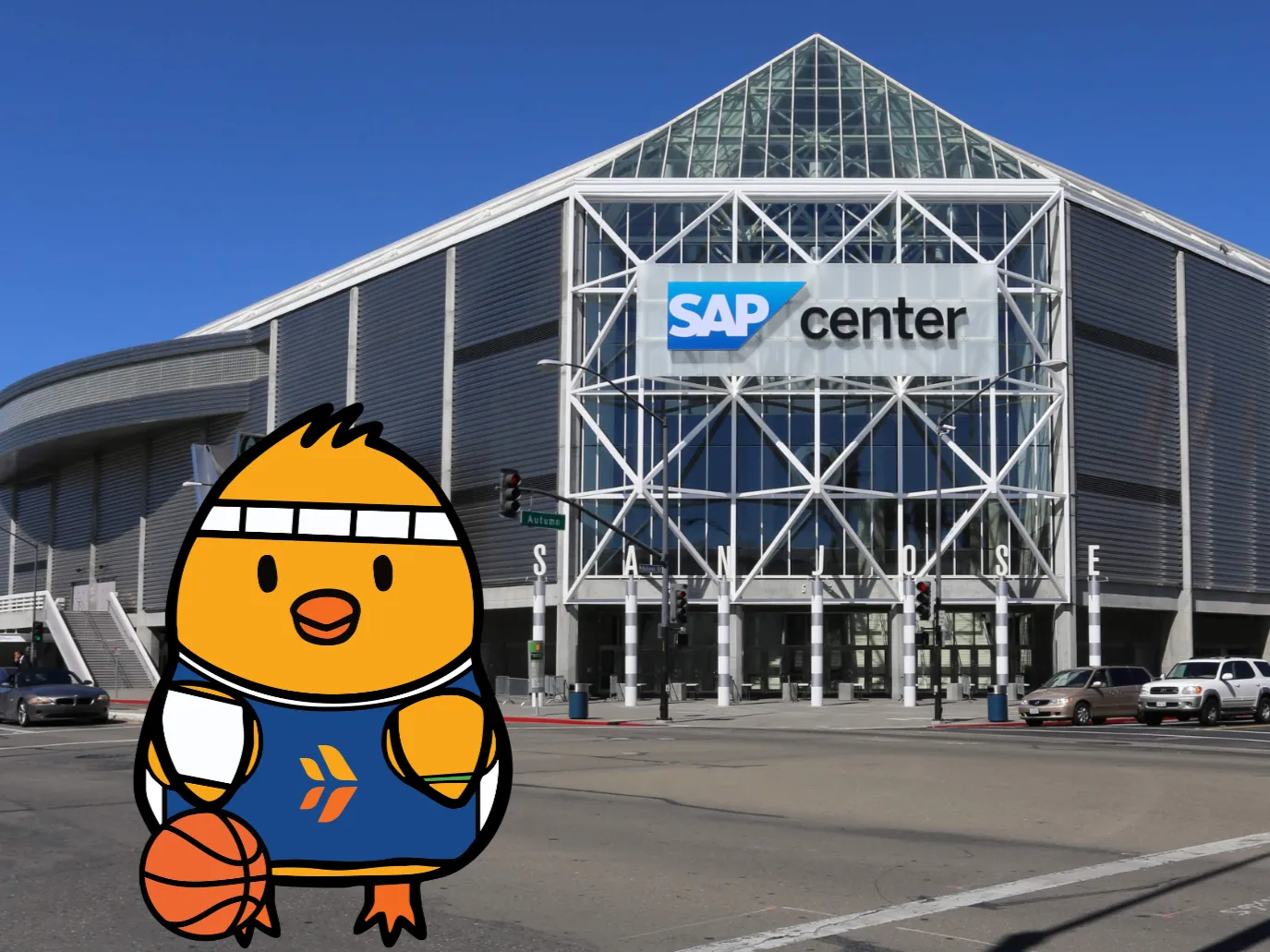  SAP Center with Baby Chick