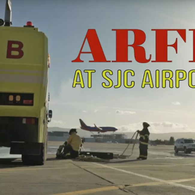 Image of ARFF at San Jose Airport