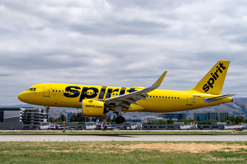 Photo of Spirit airplane at SJC